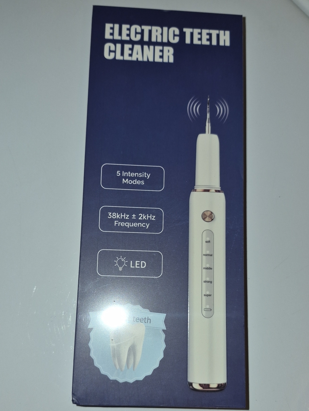 Electric Teeth Cleaner - White